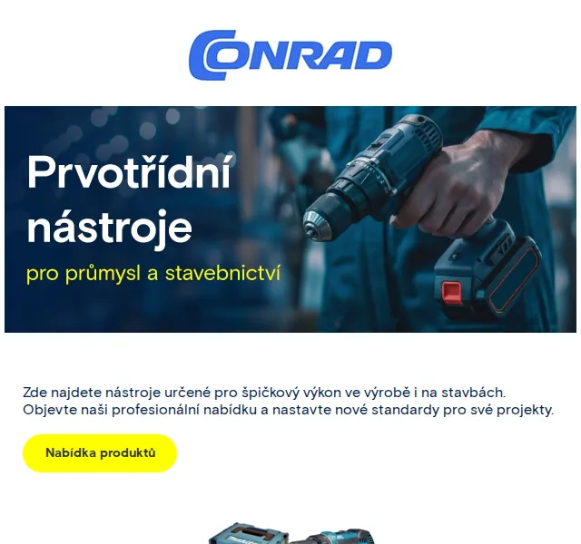 Conrad Electronic: Špičkové nástroje pro průmysl – červen 2026 | Nuslet.cz