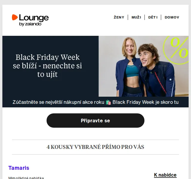 Lounge by Zalando: Black Friday Week slevy až 80 % – červen 2026 | Nuslet.cz