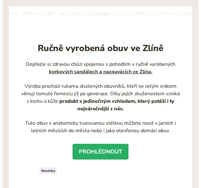 Ovečkárna: Ručně vyráběné korkové sandály – červenec 2026 | Nuslet.cz