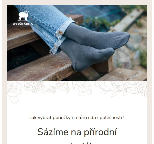Ovečkárna: ponožky z merino vlny a bambusu – červen 2026 | Nuslet.cz