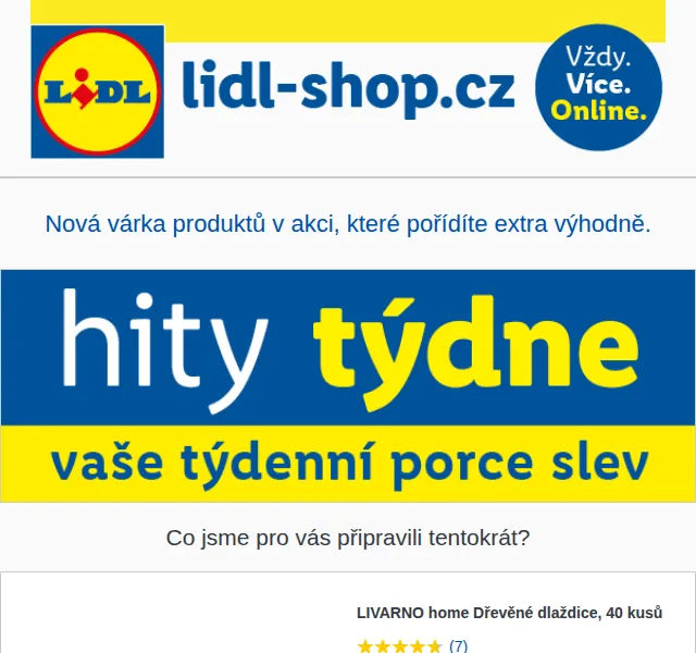Lidl: Slevy až 55 % na hity týdne – červenec 2026 | Nuslet.cz