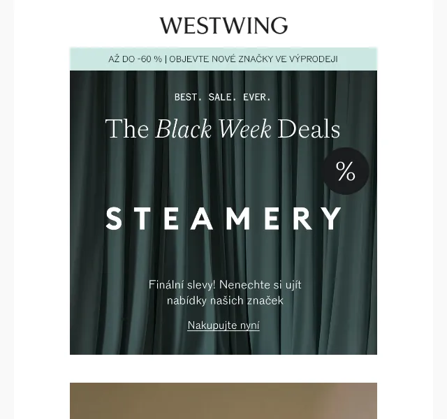 Westwing: Až -60 % na Eichholtz a LE CREUSET – červen 2026 | Nuslet.cz