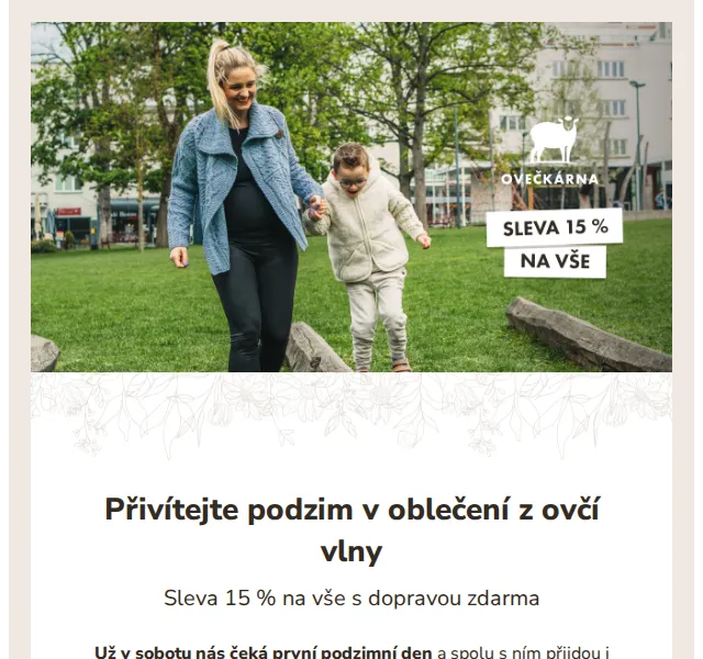 Ovečkárna: Sleva 15 % na vše + doprava zdarma – červen 2026 | Nuslet.cz