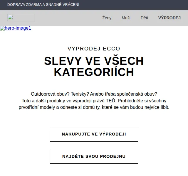 ECCO: Výprodej obuvi – červen 2026 | Nuslet.cz