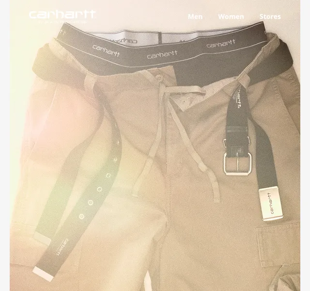 Carhartt WIP: Nové kalhoty, pásy a doplňky – červen 2026