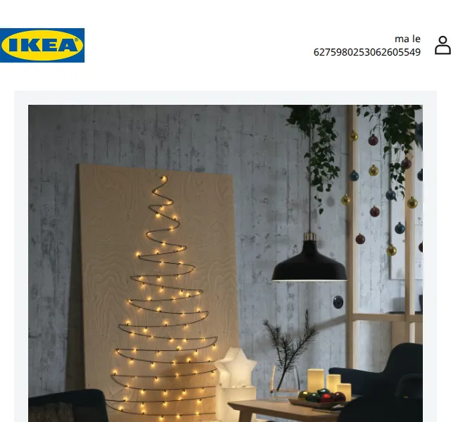 Ikea: Vánoční světelné řetězy a dekorace – červen 2026 | Nuslet.cz