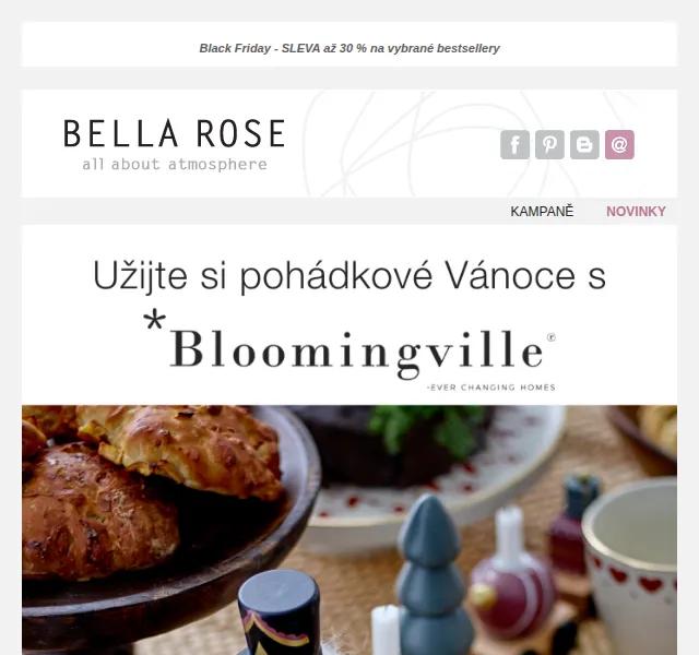 Bella Rose: Bloomingville, Ib Laursen, Chic Antique – červen 2026 | Nuslet.cz