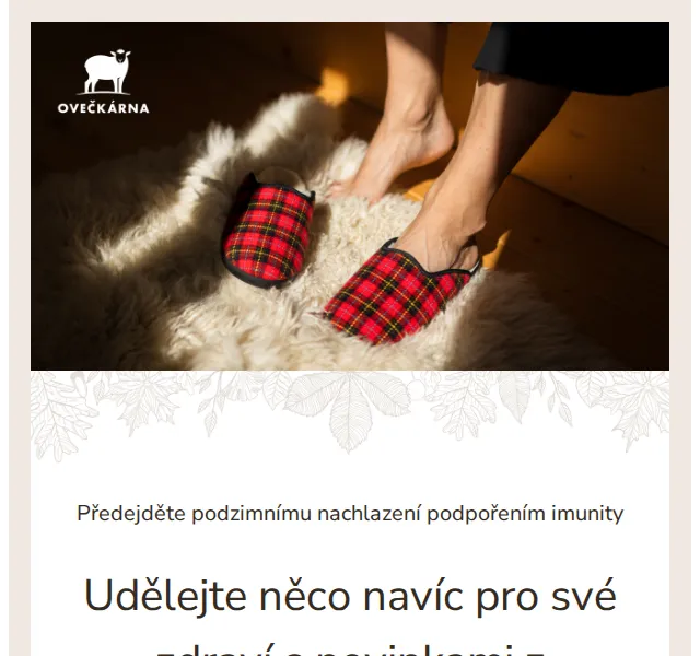 Ovečkárna: Papuče a vložky z ovčí vlny – červen 2026 | Nuslet.cz