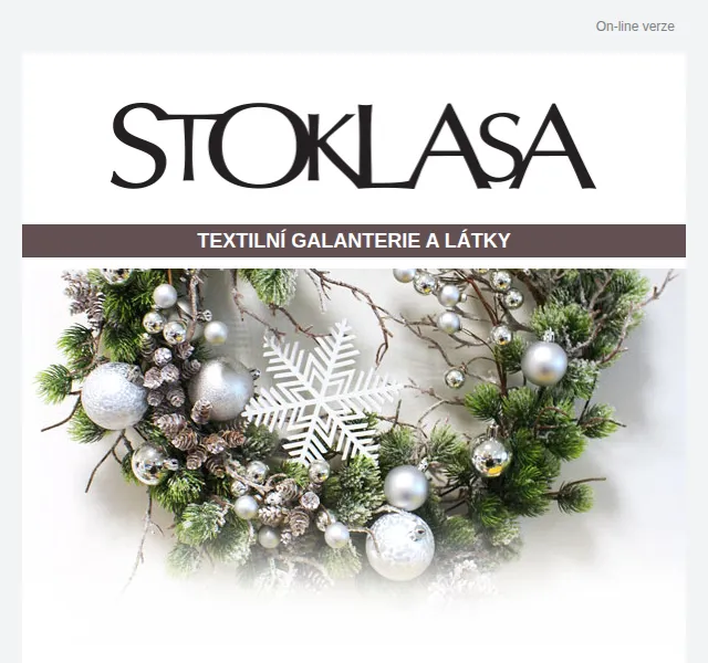 Stoklasa: Adventní tvoření se slevou až 40 % – červen 2026 | Nuslet.cz