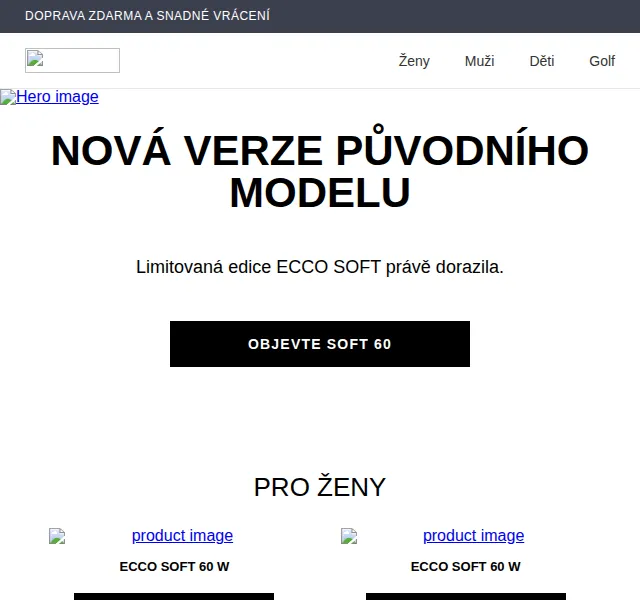 ECCO: limitovaná edice SOFT 60 – červen 2026 | Nuslet.cz