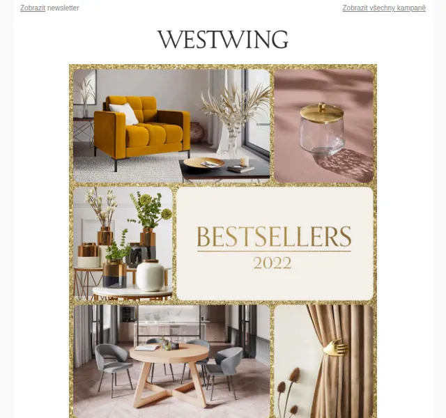 Westwing: TOP OF THE TOP Bestsellery 2022 – červen 2026 | Nuslet.cz