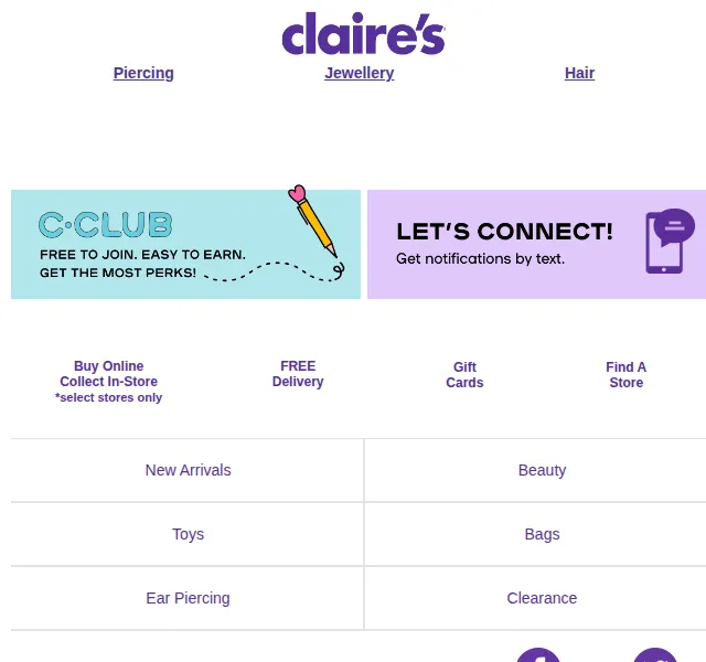 Claire's: extra 30% sleva – červen 2026 | Nuslet.cz