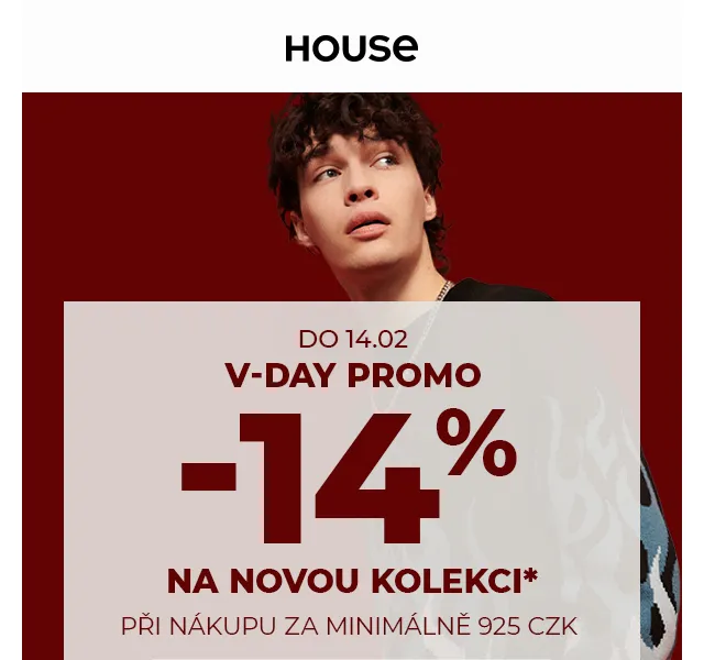 HOUSE: –14% na novou kolekci – červen 2026 | Nuslet.cz