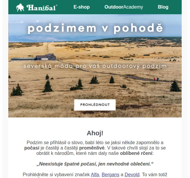 Hanibal: Severská móda Alfa, Bergans a Devold – podzim 2026 | Nuslet.cz