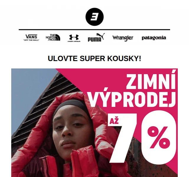 ESPACE: zimní výprodej se slevami až 70 % – červen 2026 | Nuslet.cz