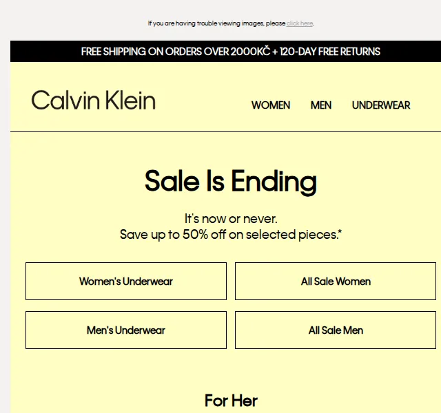 Calvin Klein: Až 50% sleva na spodní prádlo – červen 2026 | Nuslet.cz