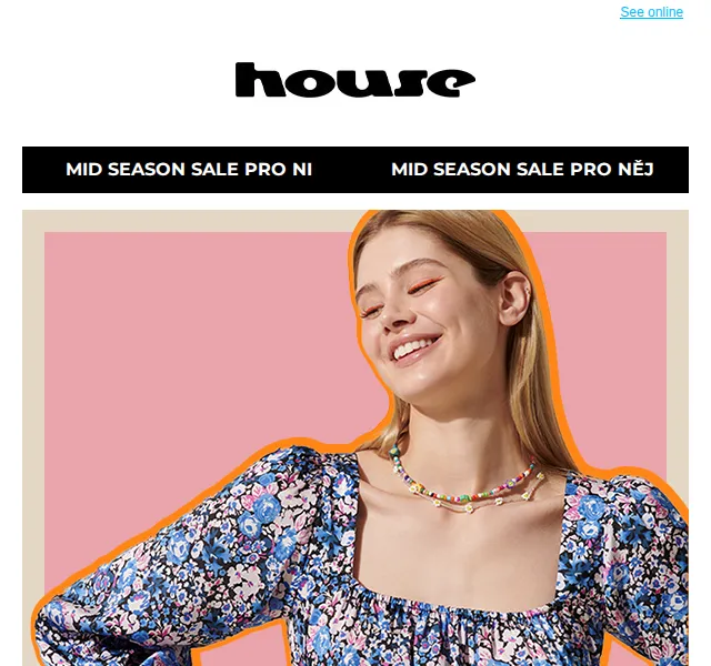 HOUSE Mid Season Sale – červen 2026 | Nuslet.cz