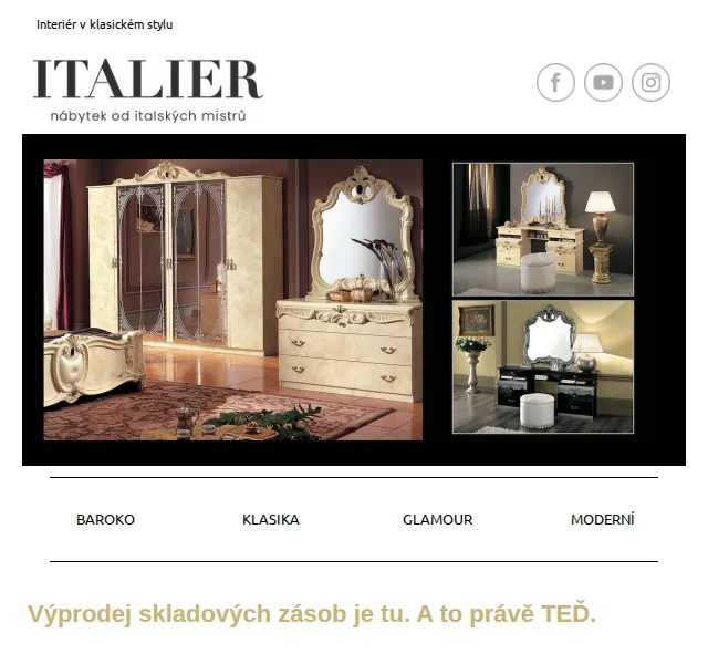 Italier.cz: Výprodej skladových zásob – červen 2026 | Nuslet.cz