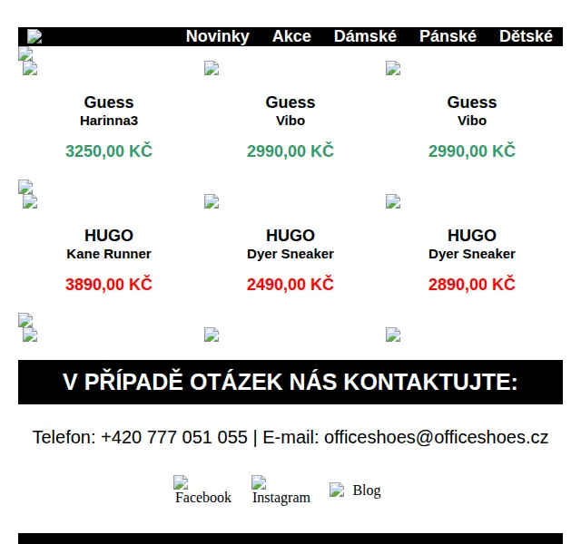 Office Shoes: Guess HUGO tenisky – červen 2026 | Nuslet.cz