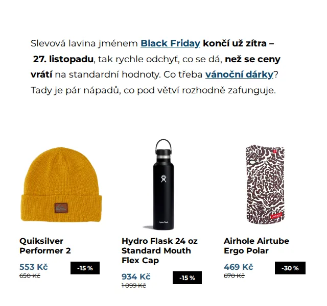 SNOWBOARD ZEZULA: Black Friday slevy až 30 % – červen 2026 | Nuslet.cz