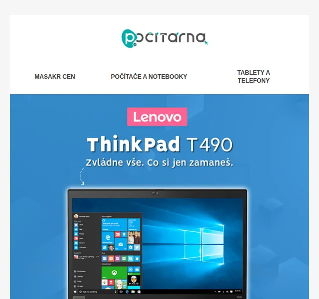 Lenovo ThinkPad za 4 840 Kč - Bestseller s obrovskou slevou