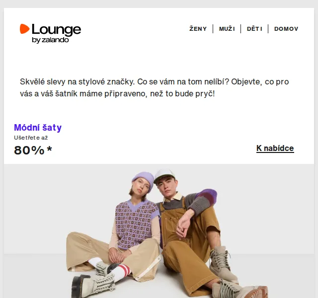 Lounge by Zalando: výprodej až 80 % – červenec 2026 | Nuslet.cz