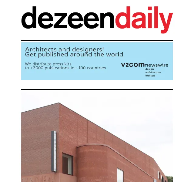 Dezeen Daily: Architektura a design z 3 Days of Design – červen 2026 | Nuslet.cz
