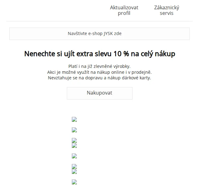 JYSK: Extra sleva 10 % na celý nákup – červenec 2026 | Nuslet.cz