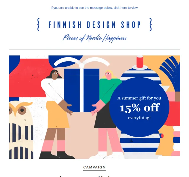 Finnish Design Shop: 15% sleva na vše a 20% na vybrané značky – červenec 2026 | Nuslet.cz