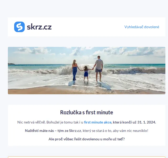 Skrz: First minute dovolená u moře – červen 2026 | Nuslet.cz