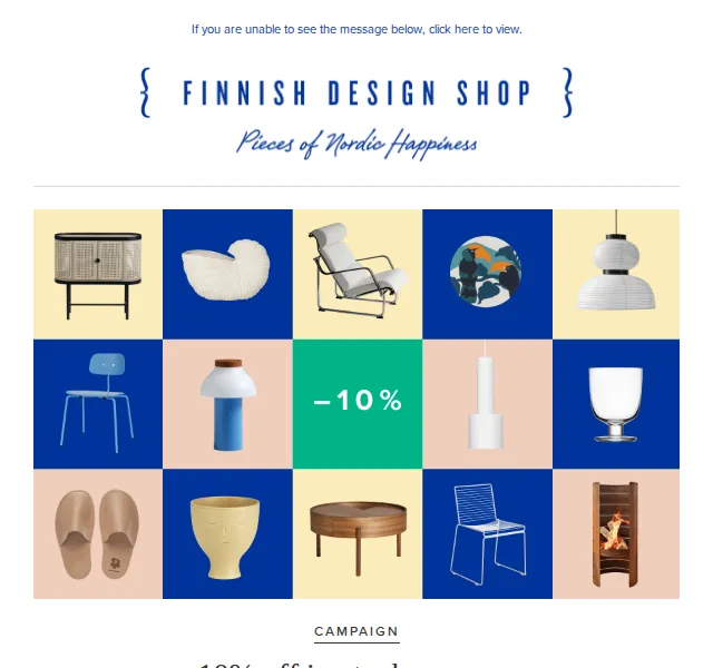 Finnish Design Shop: 10% sleva na letní bestsellery HAY, GUBI – červen 2026 | Nuslet.cz