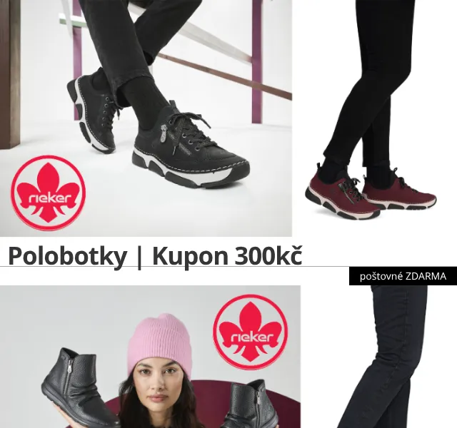 Eliteshoes: tenisky a polobotky -300 Kč, slevový kód