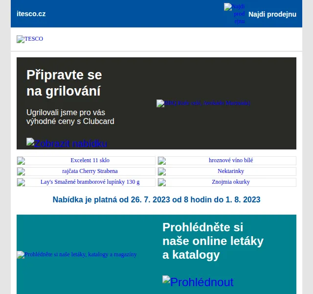Tesco: Letní nabídky s Clubcard – červen 2026 | Nuslet.cz