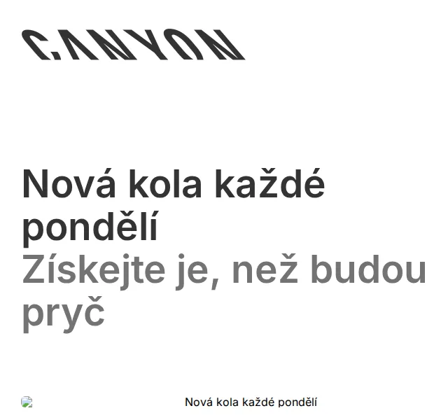 Canyon Bicycles: Nová kola každé pondělí – dodání do 8 týdnů – červen 2026 | Nuslet.cz