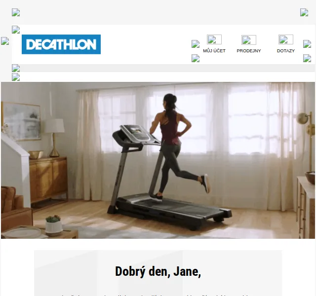 DECATHLON: běžecké pásy, rotopedy a veslovací trenažéry – červenec 2026 | Nuslet.cz