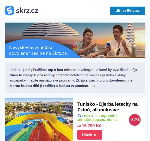 Skrz: Last minute pro rodiny – sleva 41 % na Bulharsko | červen 2026 | Nuslet.cz