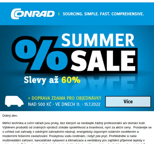 Conrad Electronic: Měřicí technika a nářadí se slevou až 60 % – červen 2026 | Nuslet.cz