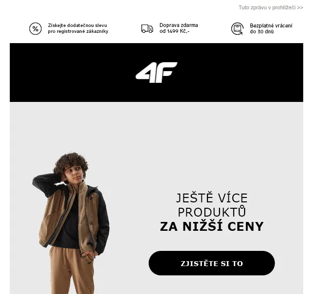 4Fstore.cz: Sportovní oblečení za výhodnější ceny – červen 2026 | Nuslet.cz