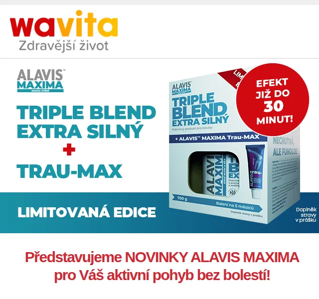 Wavita: ALAVIS MAXIMA Triple Blend a CELAFIX – červen 2026 | Nuslet.cz