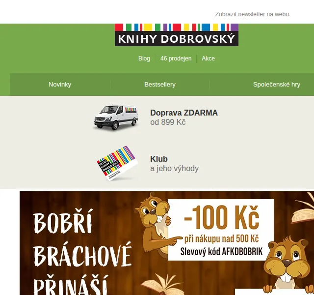 KnihyDobrovsky.cz: Sleva až 500 Kč na knihy – listopad 2023 | Nuslet.cz