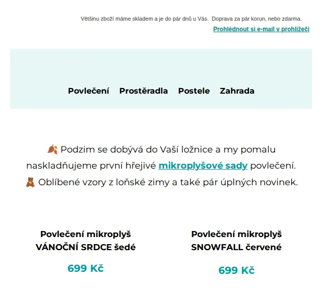 Výprodej povlečení: Mikroplyšové povlečení od 699 Kč – červen 2026 | Nuslet.cz