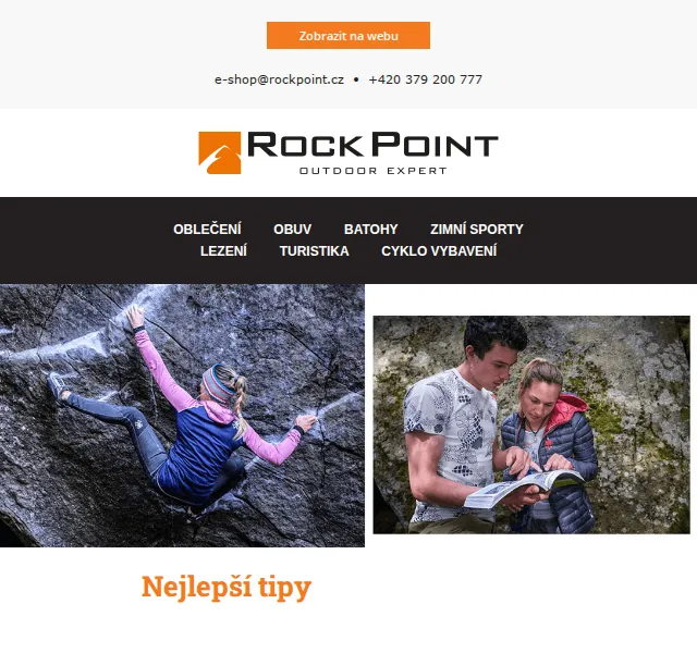 Rock Point: Vánoční outdoorové dárky – červen 2026 | Nuslet.cz