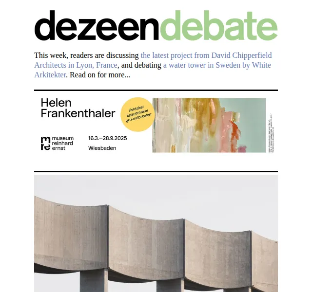 Dezeen Daily: Architektonické novinky – červen 2026 | Nuslet.cz