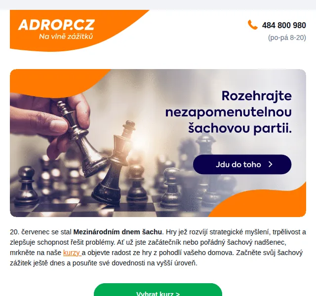 Adrop: deskové hry a šachové kurzy – červen 2026 | Nuslet.cz