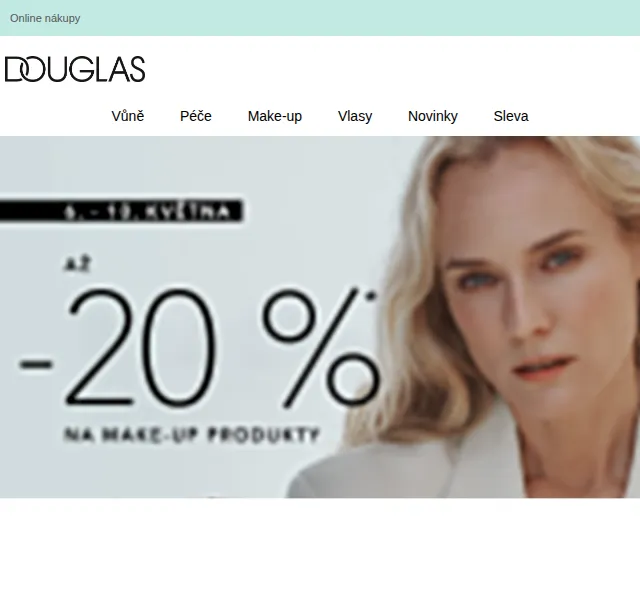Douglas CZ: Makeup Week až -20 % – červen 2026 | Nuslet.cz