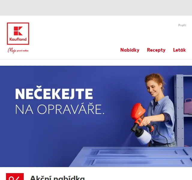 Kaufland: myproject pracovní kalhoty od 499 Kč – červen 2026 | Nuslet.cz