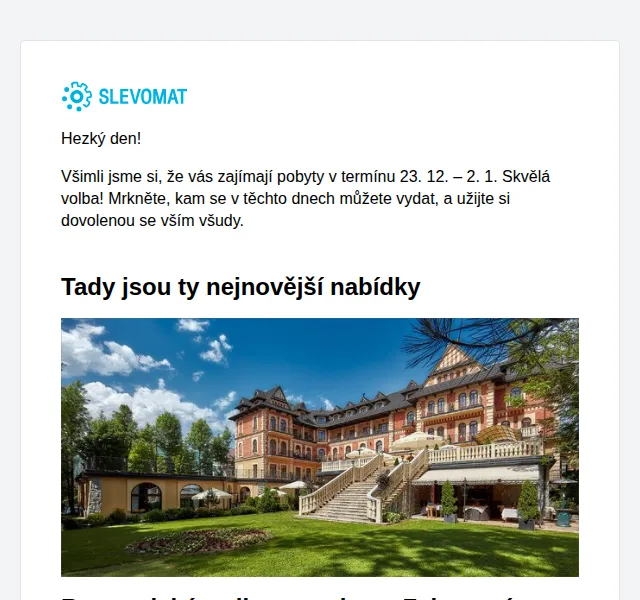 Slevomat: Pobyty v Polsku, Beskydech a Luhačovicích od 1 990 Kč – červen 2026 | Nuslet.cz