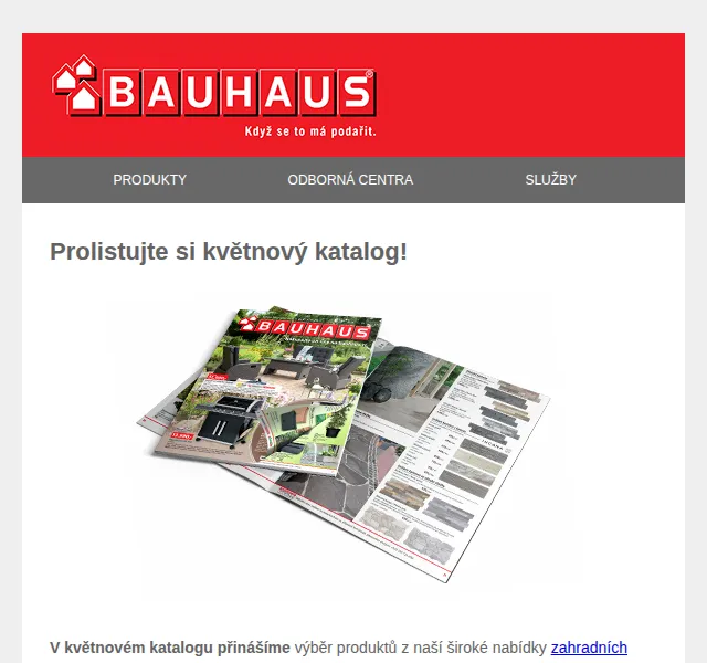 BAUHAUS: Květnový katalog 2026 – rostliny, nábytek, markýzy | Nuslet.cz