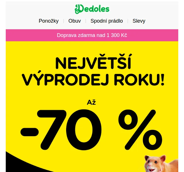 Dedoles.cz: Black Friday slevy až 70 % – červen 2026 | Nuslet.cz