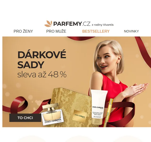 Parfemy.cz: Dárkové sady se slevou až 48 % – červen 2026 | Nuslet.cz